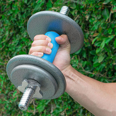 Thick Grips For Dumbbell And Barbell, 1.9-In Axle Bar Adapter For Weightlifting And Strength Training
