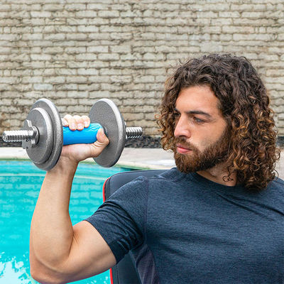 Silicone Rubber Barbell Grips For Weight Lifting Cable Attachments & Fitness Training