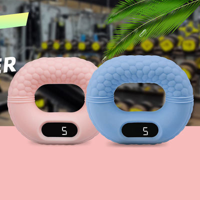 Home Fitness Workout Silicone Counting Strength Device Hand Grip Ring Strengthener With Counter