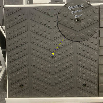 Large Rubber Floor Mat Embedded With 10 Mm/6 Mm Steel Plate Horse Tunnel Rubber Floor Mats