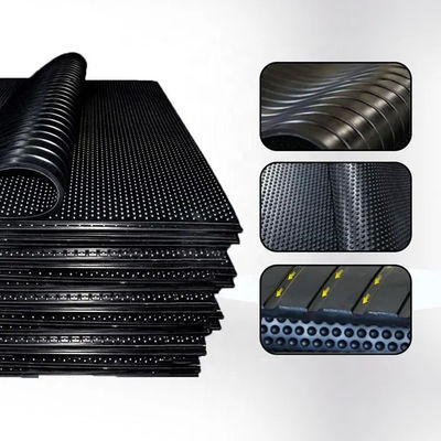 122 X 183cm Interlocking Equine Cow Horse Rubber Stall Mats