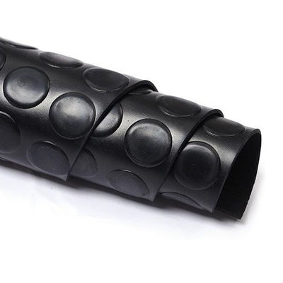 E-Purchasing 3mm Thick Rubber Floor Rubber Mat 16.4 X 3.3 Fts Rubber Stall Mats Heavy Duty Coin-Grip Pattern