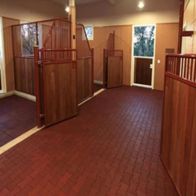 Colorful Horse Stable Floors Eco Friendly Recycled Dog Bone Horse Rubber Brick Pavers