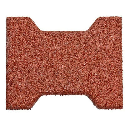 Red Color Non Toxic Horse Racetrack Dog Bone Rubber Floor Paver Brick