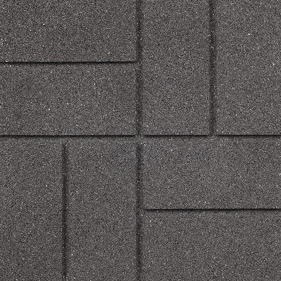 Gray Color And 8 Tiles Rubber Dual Sided Rubber Paver Tile-16" X 16" X 3/4" Inch