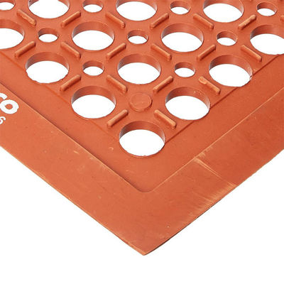 E-Purchasing Rubber Mats Anti-Fatigue Floor Mat, 3-Feet By 5-Feet By 1/2-Inch, Grease-Resistant Red, Medium