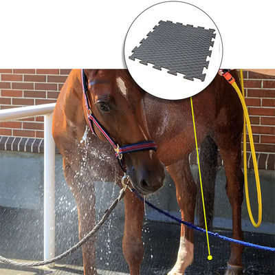 0.39 Inches Non Slip Rubber Tile For Horse Shower Anti Slip Rubber Mats For Horse Grooming