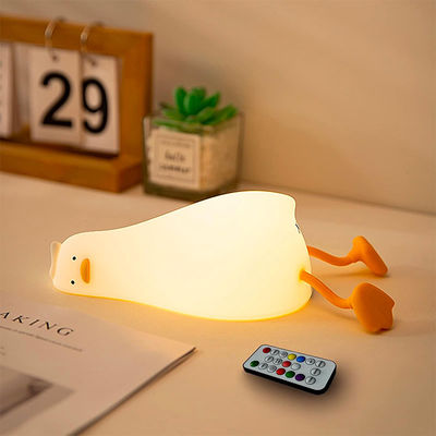 Novelty Touch Creative Silicone Duck Night Light Baby Kids Night Light Gift Lamp Night Light Room Decor Sleep
