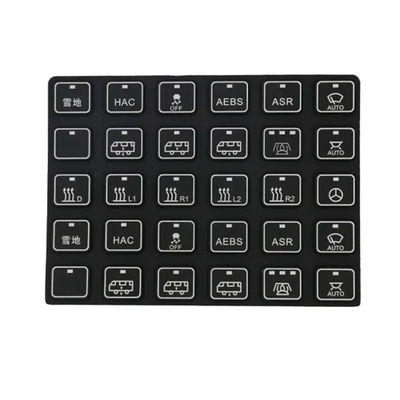Remote Controls Heavy Machinery CNC Button Keypad Electric Welding Machine Silicone Rubber Keypad