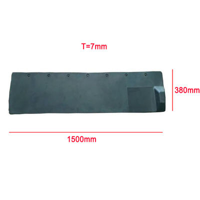 Black Large Rubber Mats Wearproof Rubber Slats For Airport Carousel