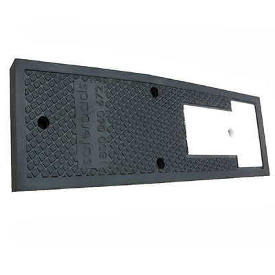 50mm Large Rubber Mats Traffic Calming Recycled Black Rubber Speed Cushions